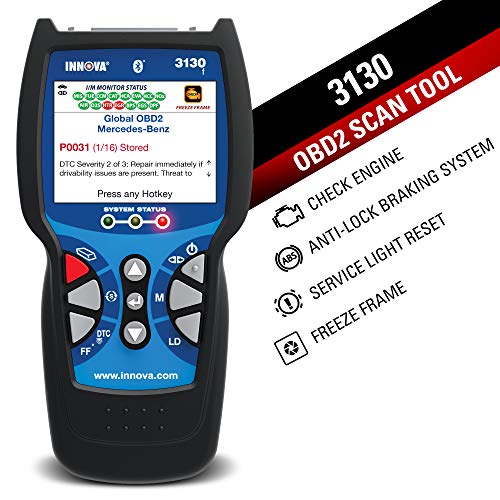 Innova 3130F Obd2 Scanner / Car Code Reader With Abs, Live Data, Battery Reset, And Service Light Reset #TOP1