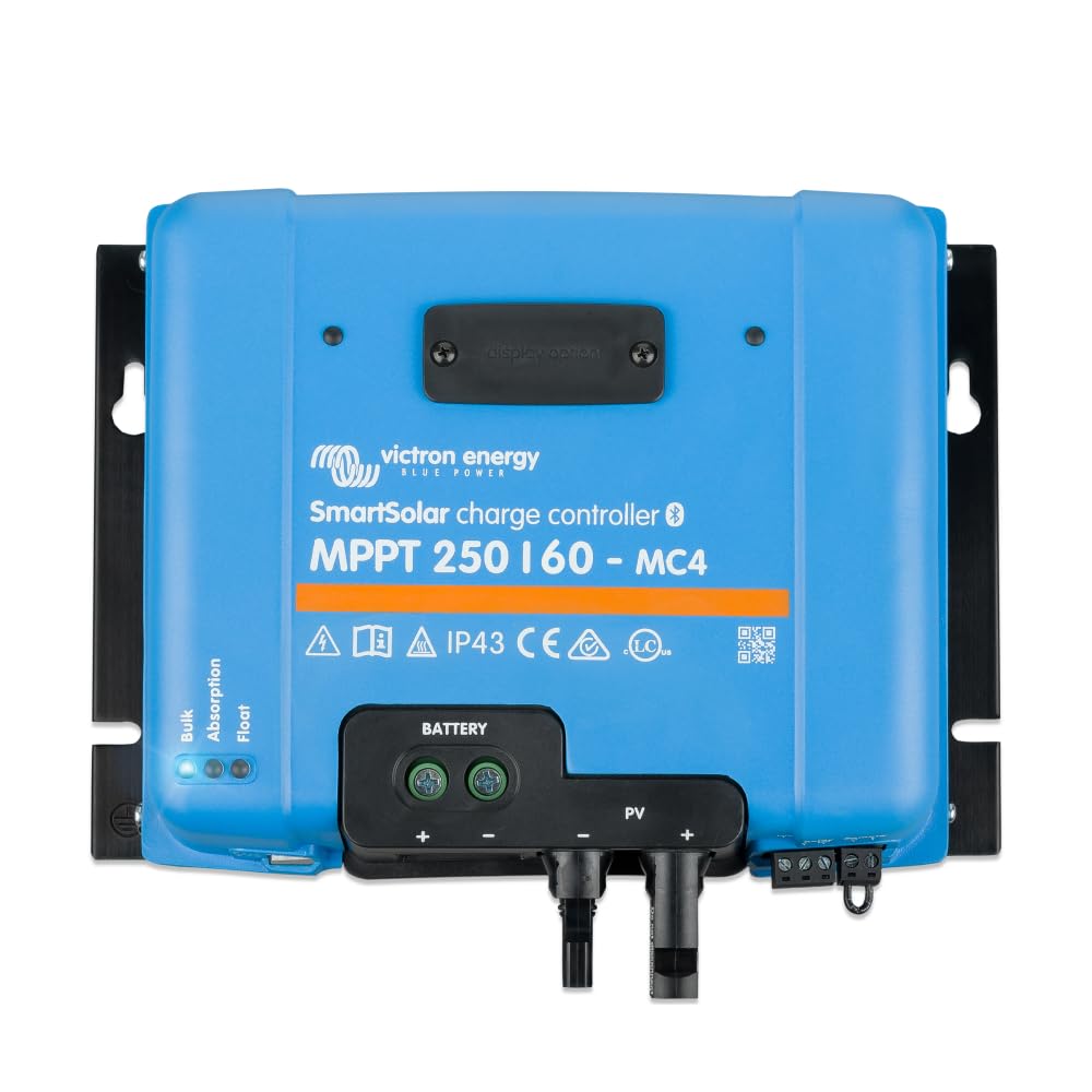 Victron Energy SmartSolar MPPT MC4 250V 60 amp 12/24/36/48-Volt Regolatore di Carica Solare (Bluetooth)