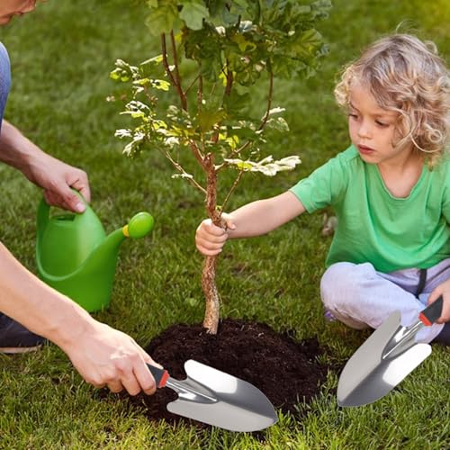 Paleta de jardín de acero inoxidable con mango ergonómico miniatura 6