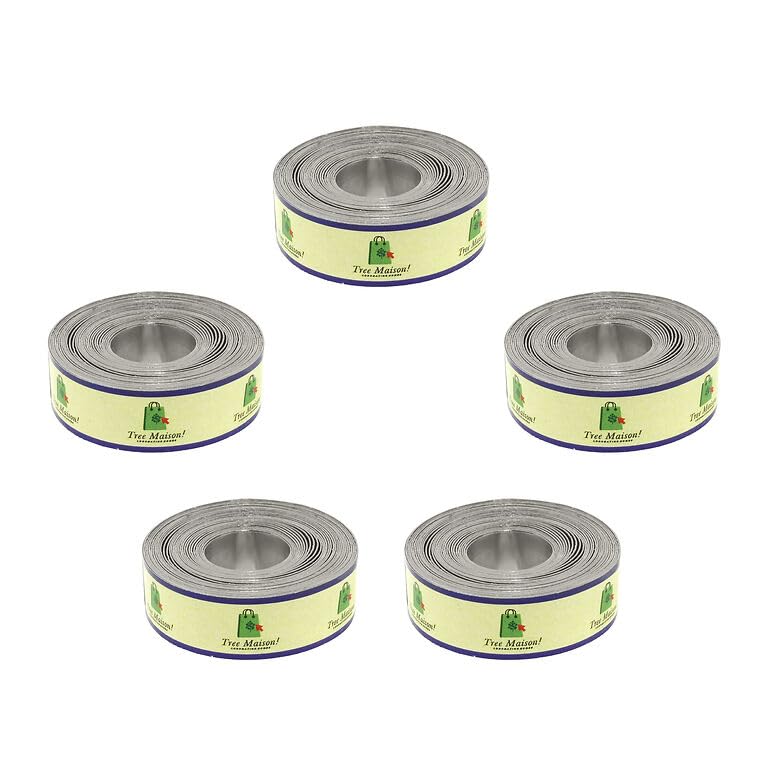 Treemaison Stainless Steel Strip | Width- 0.5 Inch | Gauge- 0.3mm | Length- 8 Feet Approx | Zone Balancing |Toilet Correction | Main Entrance | Strip Remedy | Pack of 5 (B09G37VK1B) Amazon Price History, Amazon Price Tracker