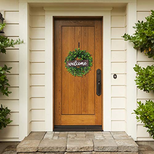 image for Rockia Artificial Flower Outdoor Wreath for Front Door Year Round Bles