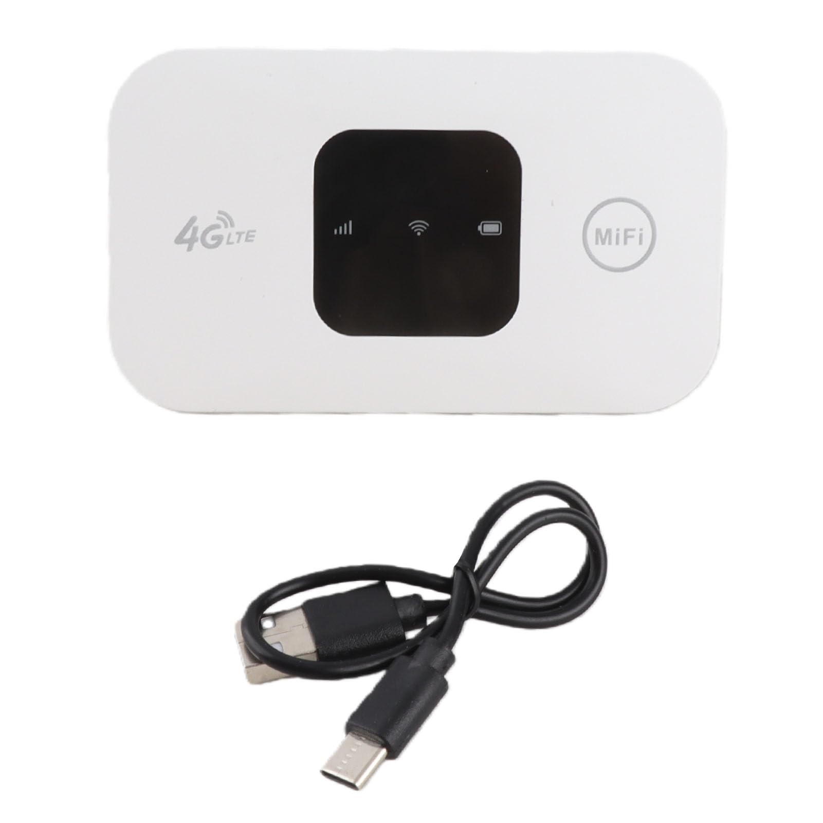 Akozon Portable WiFi High WiFi Speed Bianco Small 4g Mobile Hotspot 4g WiFi 4g Hotspot Router WiFi Router per cellulare ufficio tablet wlan Router Mobile Support 10