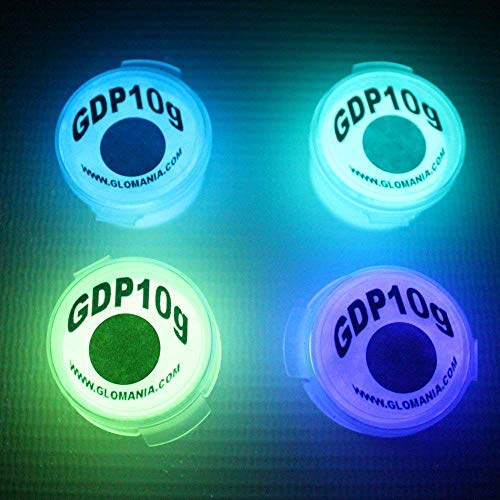 Glow In The Dark Phosphorescent Strontium Aluminate Airbrush Pigment Powder Ideal For Slime Paint Epoxy Resin Fishing Automotive Coating Nail Lure White Gdp 4 Colors Neutral Invisible Pigments #TOP20