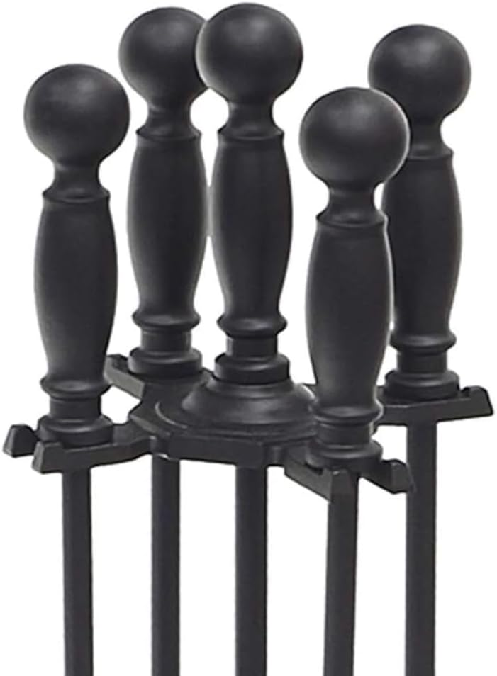 Fireplace Tool Set, Black