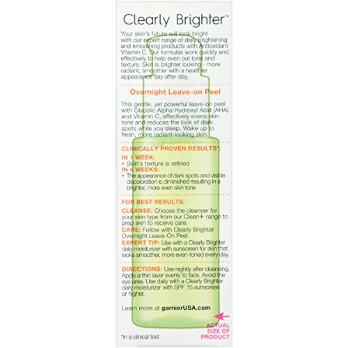 Garnier Skinactive Clearly Brighter Overnight Leave-On Peel, 1.6 Fl. Oz. #TOP4