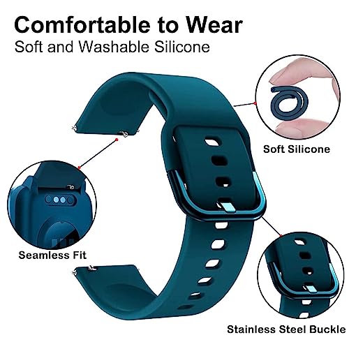 Harikiri Straps Compatible with ID205L,19mm Replacement Strap for Veryfitpro,Yamay fitness,GRV,Willful,Popglory,Blackview,UMIDIGI,ID205S ID205G ID215G ID216 SW020 SW023 WF021 WF025 Uwatch3 - Image 4