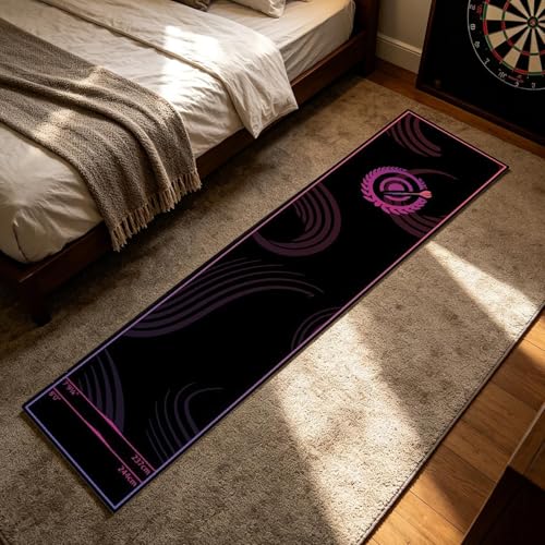 Tapis de fléchettes antidérapant avec ocche pour protéger le sol
