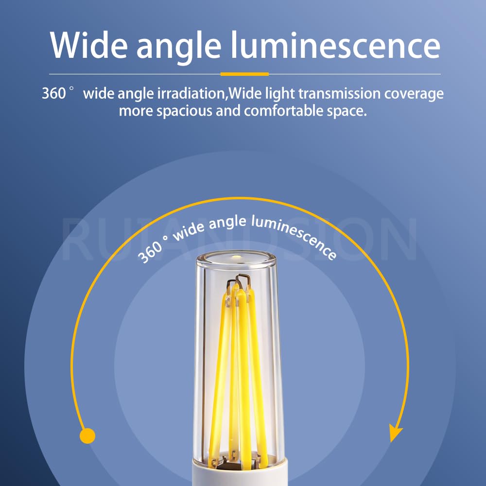 Ruiandsion Lampadina LED G9 220-240V Confezione da 5, 6000K Bianco Freddo, Lampada in PC Non Dimmabile per Lampada da Scrivano Illuminazione su Binario e Vetrina