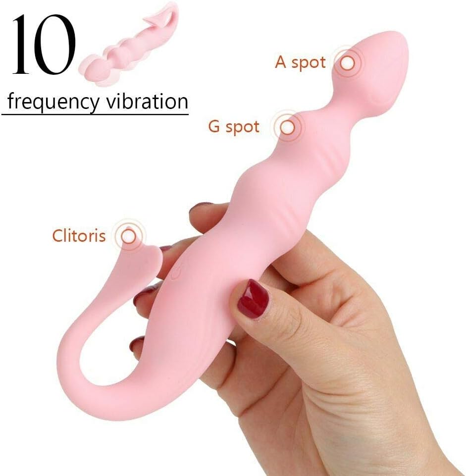 Sirena-vibrador-USB carga-cola de pescado-clítoris-10 ...
