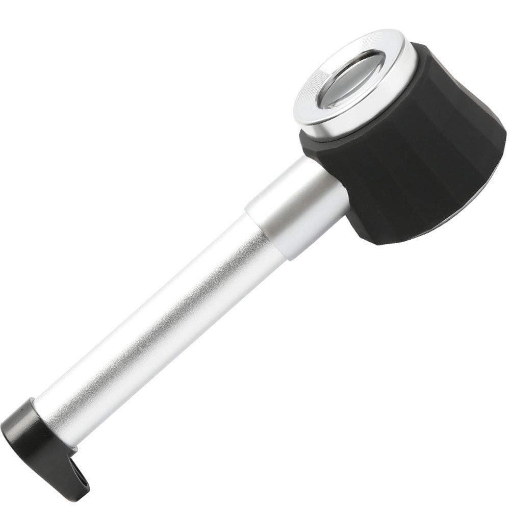 Lupas de Lectura Portátiles con Luz LED Alta Potencia 45 Veces y Lupa de Mano de Vidrio 30x