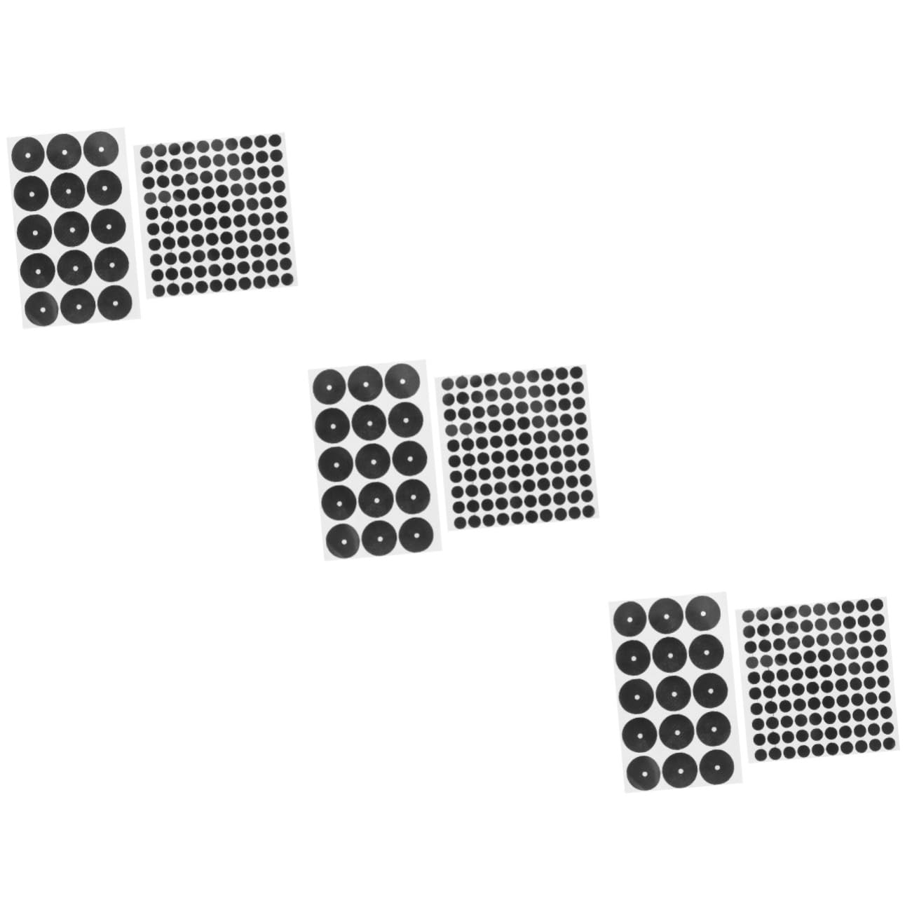 ifundom Snooker Table Stickers Billiard Black Spots Billiard Point Stickers Pool Table Markers Woven Cloth Compact Size