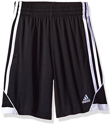 adidas Boys' Big Athletic Short, Caviar Black, X-Large