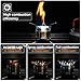 Famgee Portable Outdoor Mini Stainless Steel Ultralight Liquid Alcohol Stove Burner furnace with Rack Support Stand for Backpacking Picnic Hiking Camping Survival