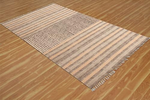 Tapis carrés Kilim en coton pour petite chambre à coucher - 6