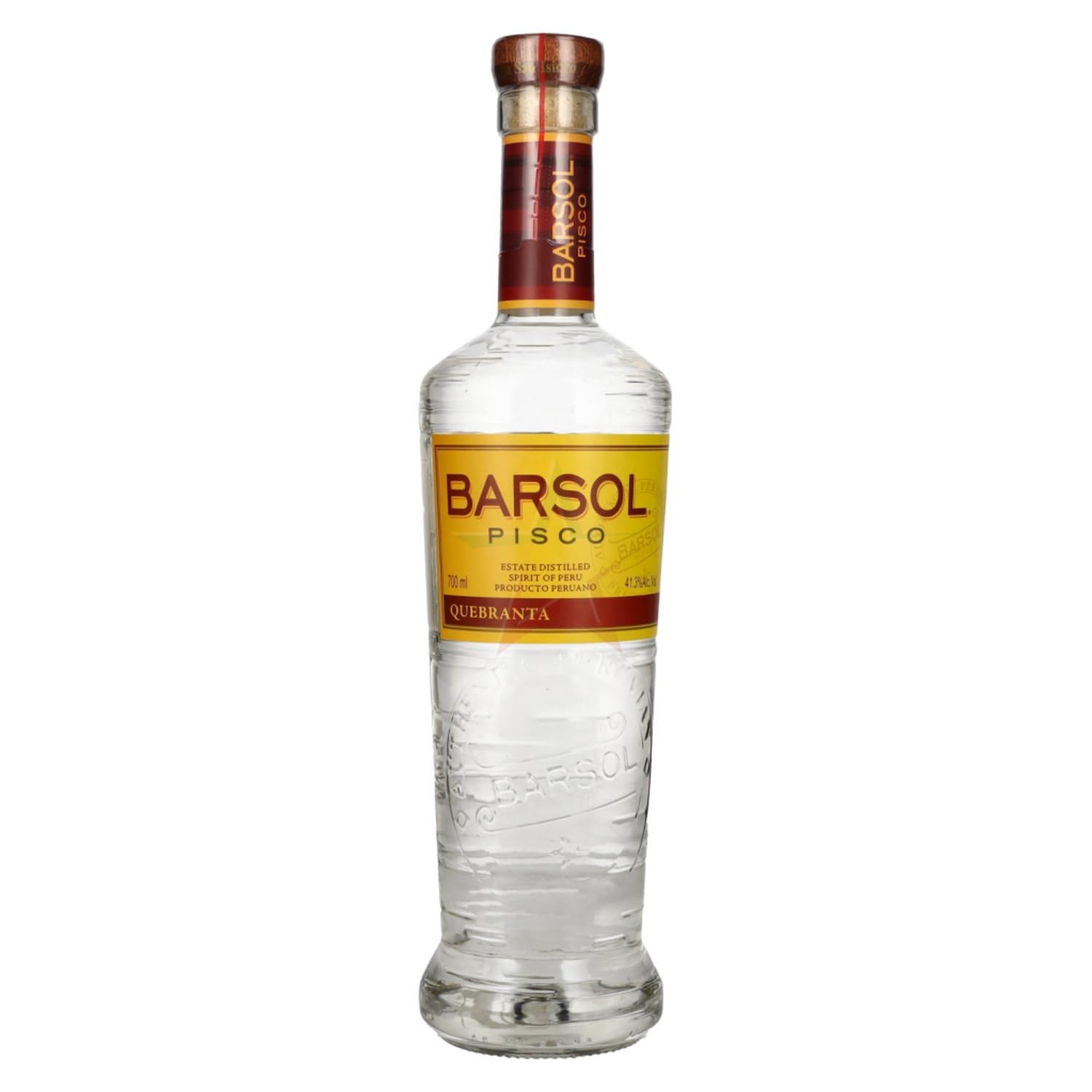 Pisco Barsol Primero Quebranta 41,30% 0,70 Liter