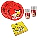 Angry Birds Birthday Party Supplies Set Plates Napkins Cups Kit for 16
