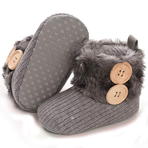 Image of Timatego Baby Girl Cowboy Tassel Boots Side Zipper Non Slip Stay On Booties Infant Toddler First Walker Warm Winter Crib Shoes 3-18 Months