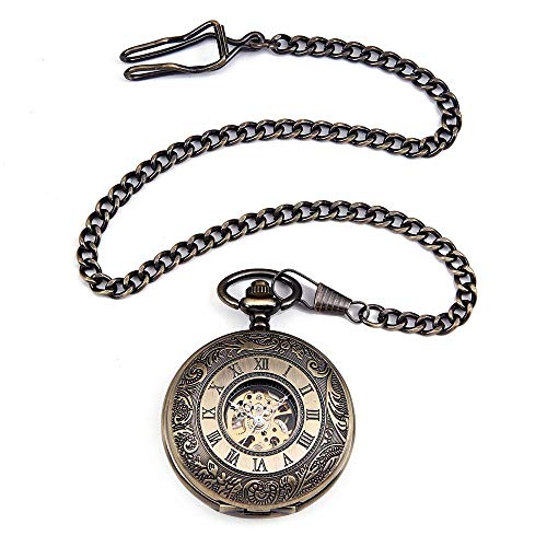 Reloj de bolsillo mecánico que soluciona la falta de distinción en trajes formales unisex 7