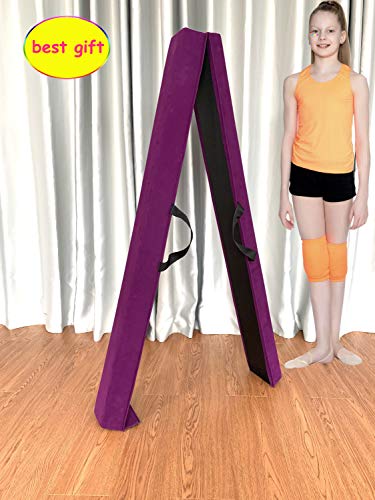 Image of Marfula 6 FT / 8 FT / 9 FT Folding Gymnastics Beam Foam Balance Floor Beam
