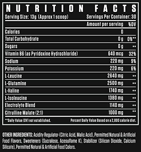 Image of Dexter Jackson Black Series Turbo BCAA | Muscle Recovery | Orange Flavor |30 Servings,390G