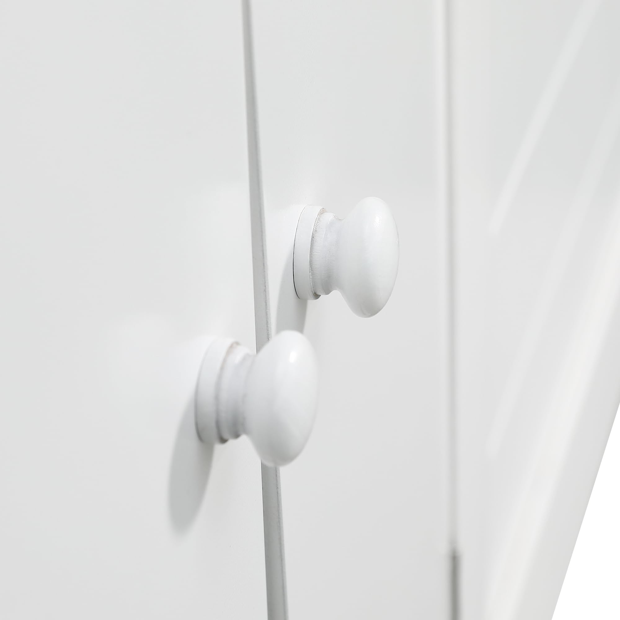 Merax Hochbett 90x200cm, Kinderbett Etagenbett mit Sicherheitsleiter, Rausfallschutz & Lattenrost, Hausbett mit Dach & Fenster, Platzsparendes Stockbett Jugendhochbett, Unterhaltungsbereich, Weiß