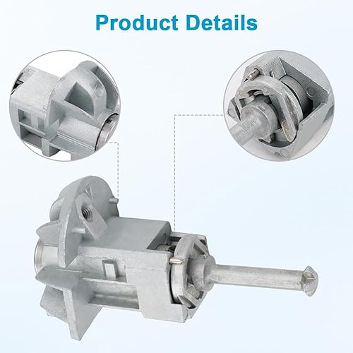 Miniatura 4 de Cilindro de cerradura de puerta con 2 llaves de repuesto para 51217019975 51218244049 compatible con BMW 325Ci 325i 325xi 330Ci 330i 330xi M3