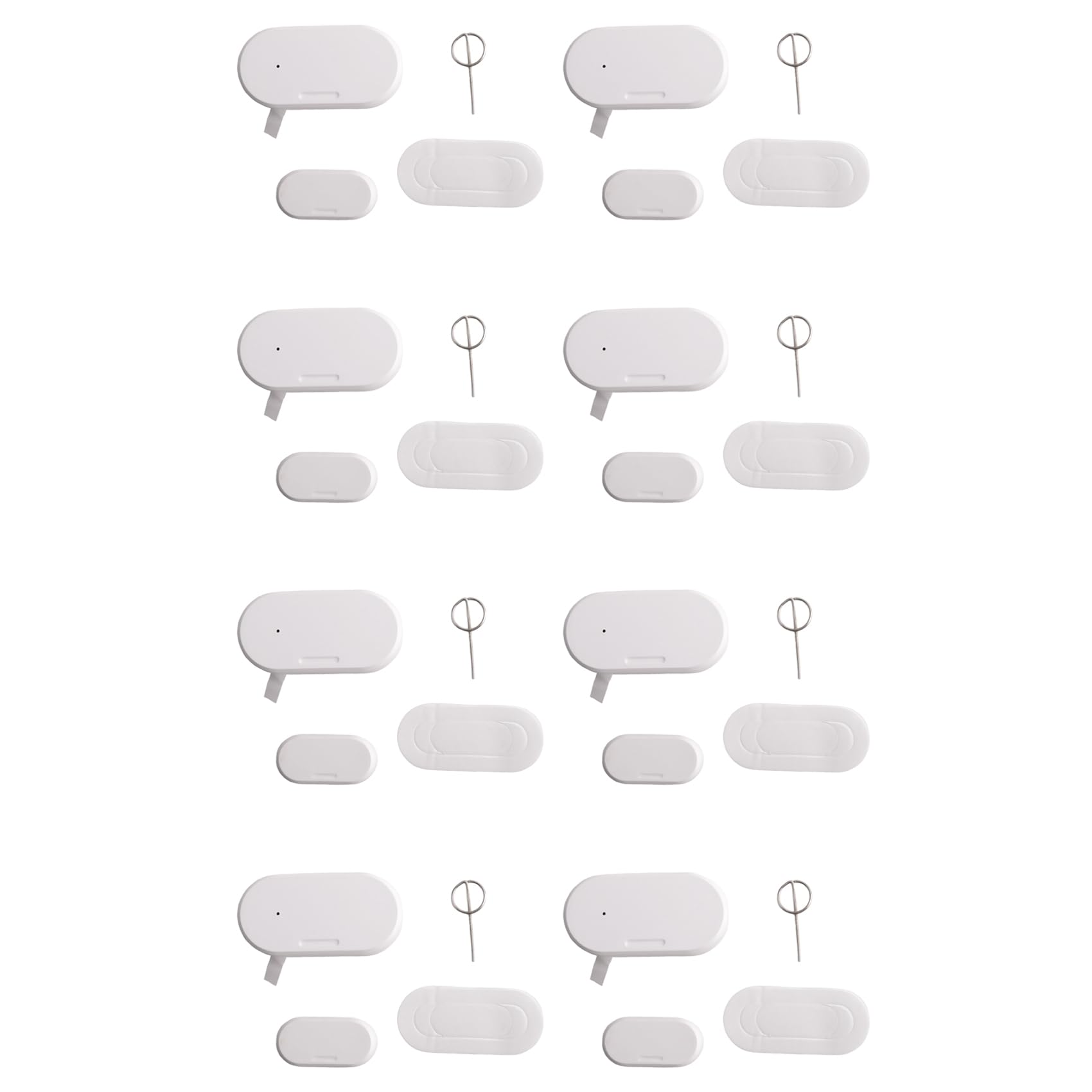 Uikdjgu 8X Tuya Zigbee 3.0 Smart Contact Detectors Security Gate Door Window Sensor Transducer Smart Life Home(1Pcs)