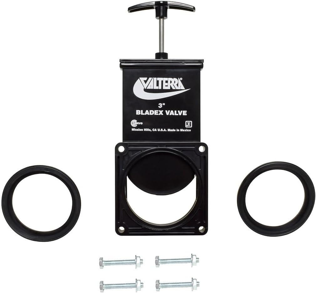 T1003VP Waste Valve - 3 Inch, Black by Valterra