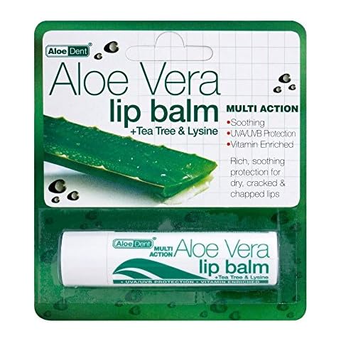 Optima Aloe Vera & Tea Tree Lip Balm Pack Cover