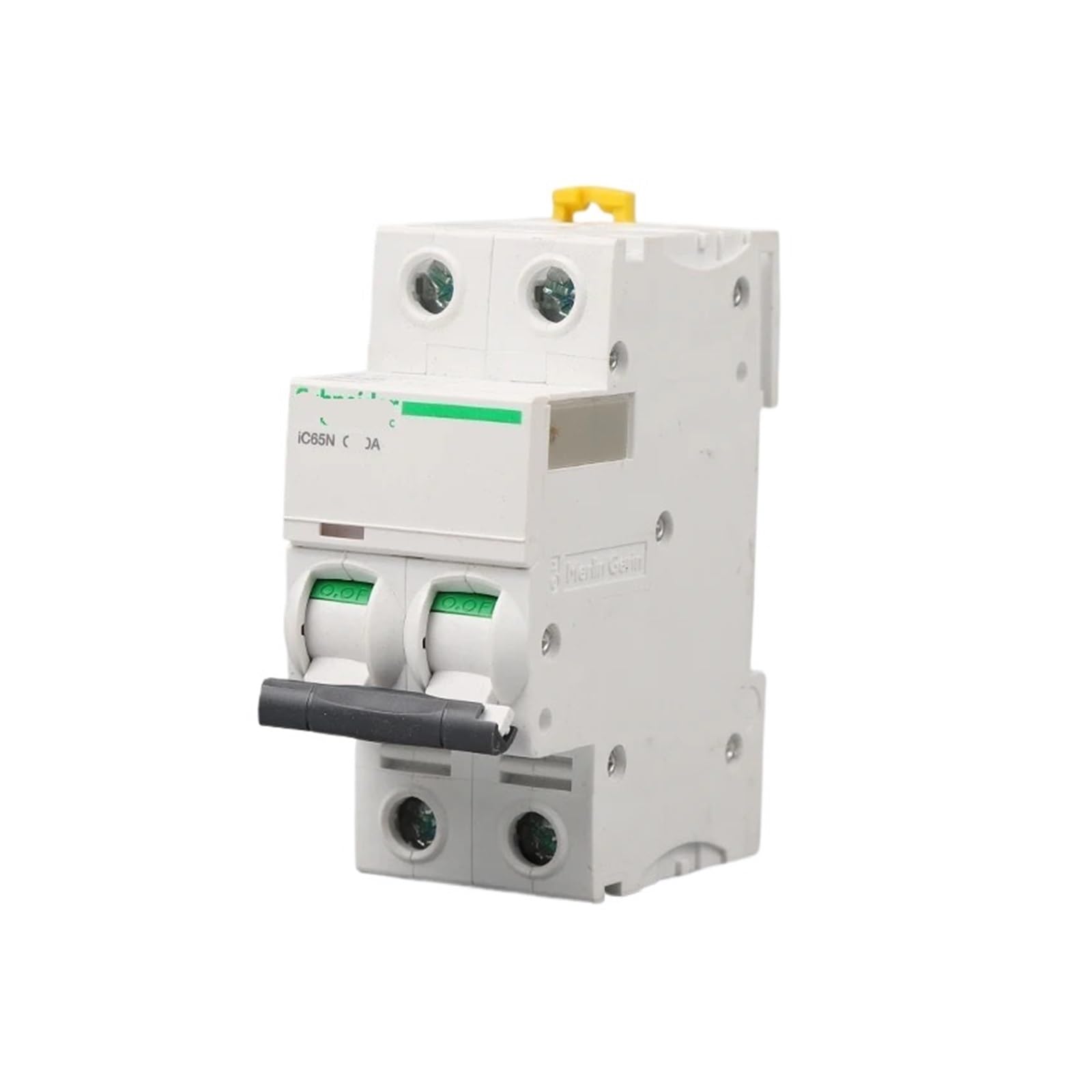 Disjoncteur miniature IC65N coupure rapide 2P 20A contre surcharge circuit