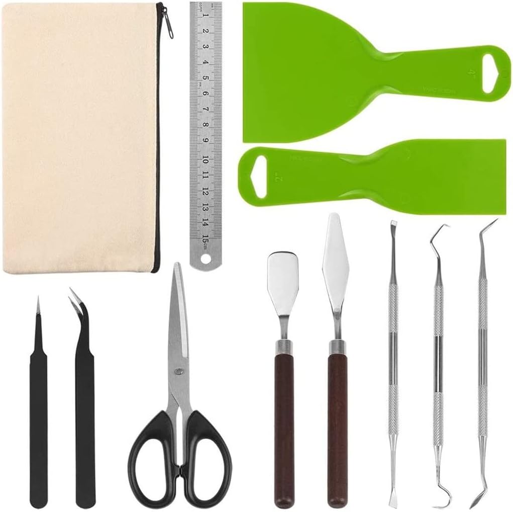 SIDUFHAOPKLL 12Pcs Vinyl Weeding Tools Set Basic Craft Kit for DIY Precision Silhouettes Lettering