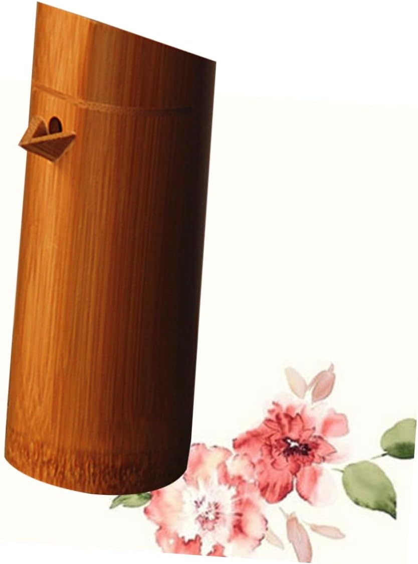 Bamboo Sake Barrel Jug Vintage Lightweight Multi Purpose Home Restaurant
