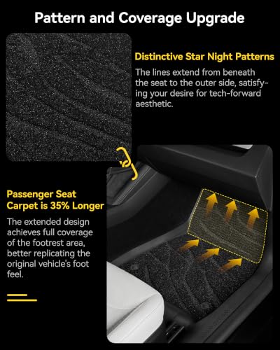 Image of 3W Tesla Model 3 Highland 2024-2026 Floor Mats & Cargo Liner