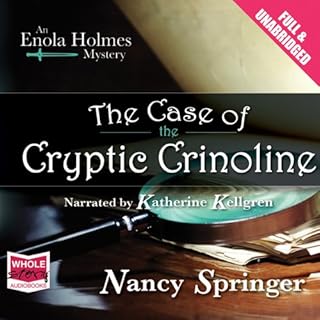 The Case of the Cryptic Crinoline Audiolibro Por Nancy Springer arte de portada
