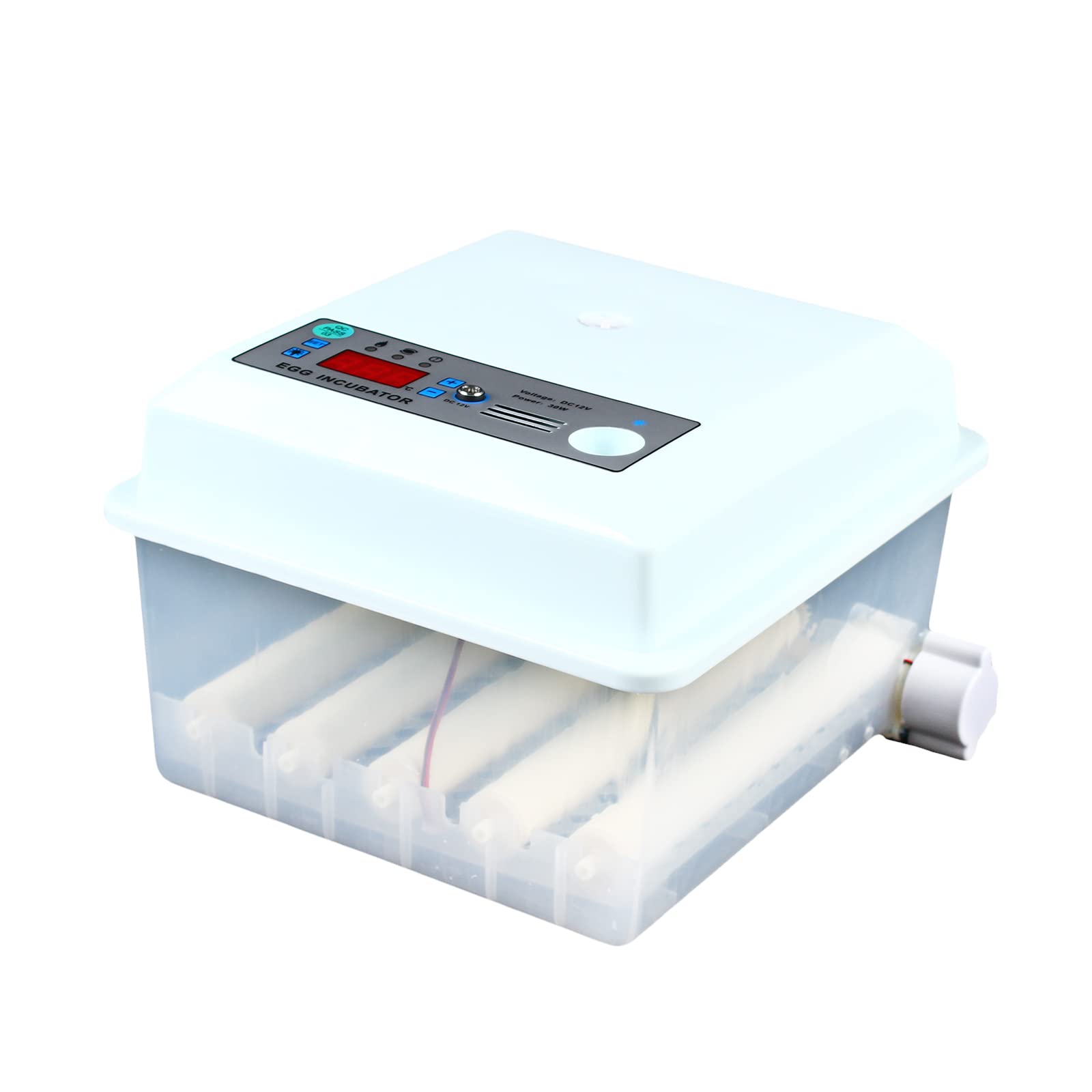 Incubatrice automatica per uova, incubatrice, pollame, incubatrice, 16 uova, adatta per la cottura di uova di pollo domestico, anatre e uova d'oca