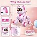 Robot Cat Interactive Toys for Girls: Remote Control Electronic Pink Kitty Pets - Robotic Can Dancing Touch Programmable Mechanical Cat for Kids Age 4-9 Christmas/Birthday Surprise Gifts
