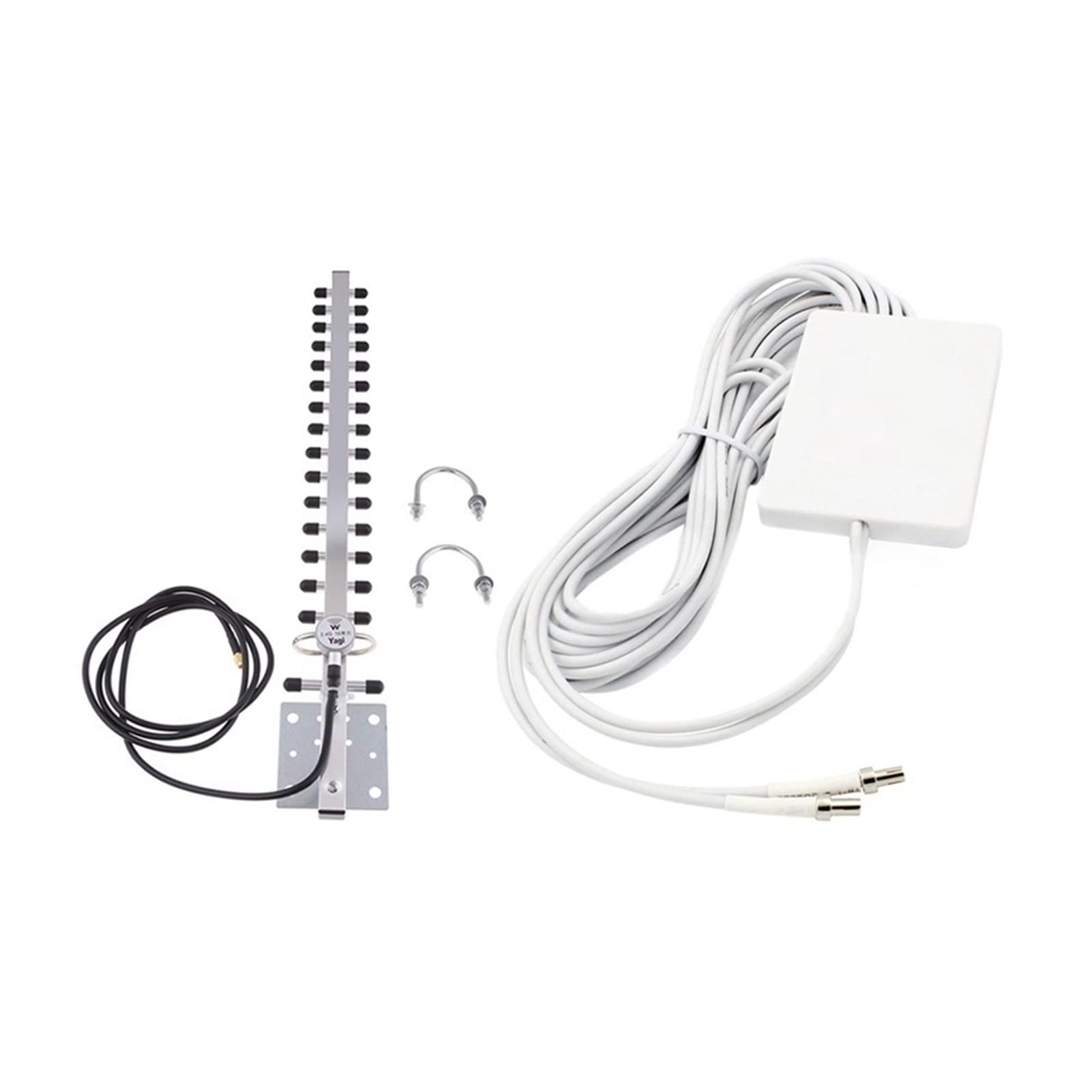 Antena Wi-Fi 2,4 GHz 25 dBi Rp Sma zewnętrzna bezprzewodowa antena Yagi kierunkowa i antena 4G LTE złącze TS9