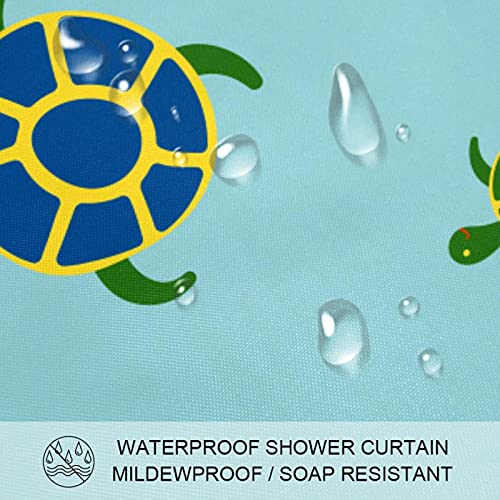 Rideau de douche boho imperméable 152 x 183 cm lavable avec crochets