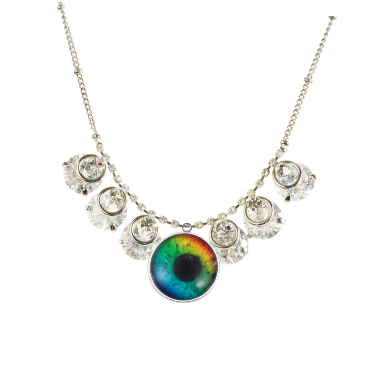 SEWACC 300 Stück Time Gem Glasflicken Runde Augen Perlen Runde Perlen Glasaugen Perlen Glasabziehbilder Perlenflicken Glasschmuck Perlen Runder Aufkleber Glasaufkleber