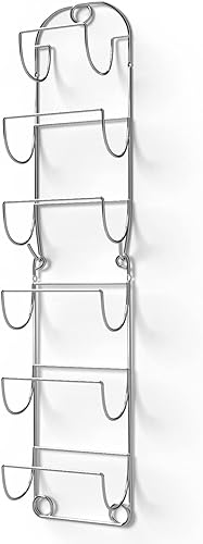 Miniatura 6 de Toallero de pared para baño, anaquel para toallas de baño, rejilla de metal para vinos
