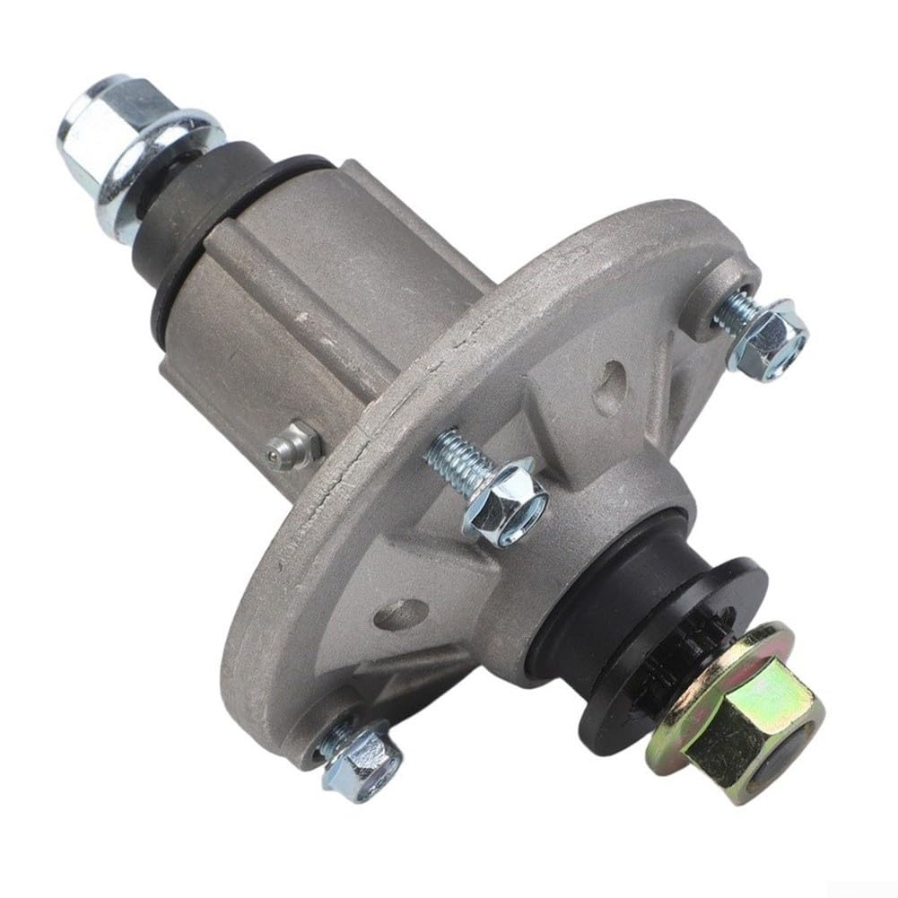 Conjunto de husillo para GY21098 GY20454 AU15811 GX21694 Parte de cubierta de cortacésped compatible con modelos de tractor X146R X155R X165 Carcasa de metal plateado