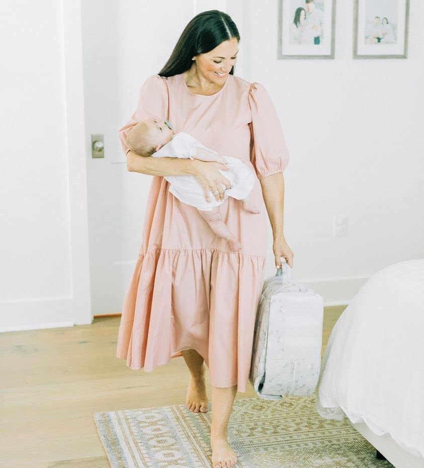 Baby Delight Snuggle Nest Harmony Portable Infant Lounger | Unique Patented Design | Floral