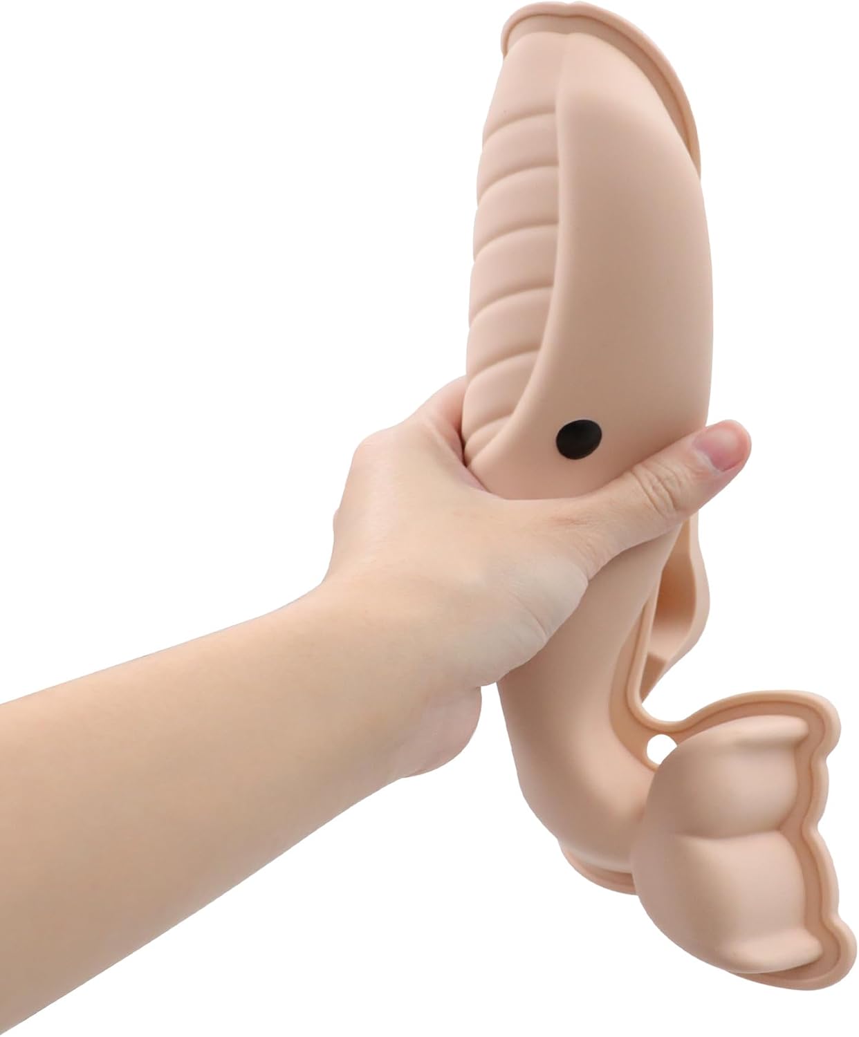 Silicone Cake Pan, Whale Shape, Pink, 9 Inch, Non-Stick Baking Mold