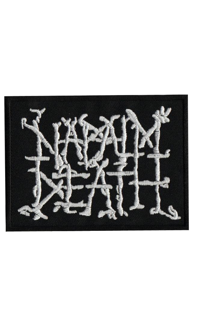 English Grindcore Band Patch Badge Embroidered Iron on Applique