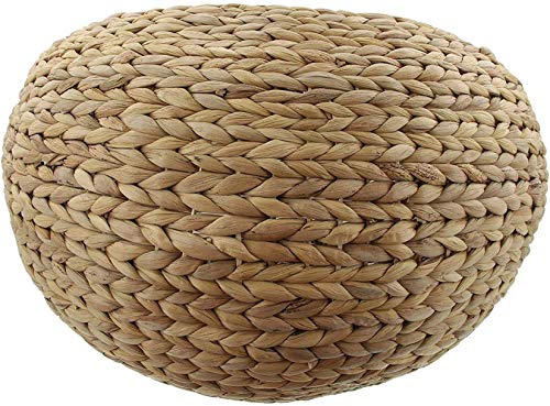 Tierbett Kuschelhöhle aus Wasserhyazinthe, Ø 50 cm, inkl. Kissen, Katzenkorb, Katzenbett, Hundebett, Hundekörbchen