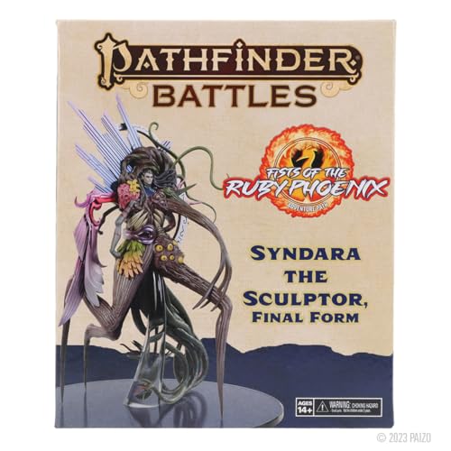 WizKids Pathfinder Battles: Fists of The Ruby Phoenix - Syndara The Sculptor, Final Form Boxed Figur