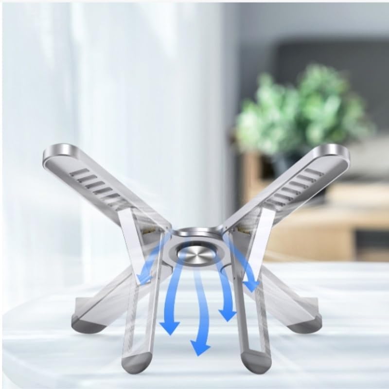 Aluminum Alloy Book Stand Silicone Reading Rack Portable Holder