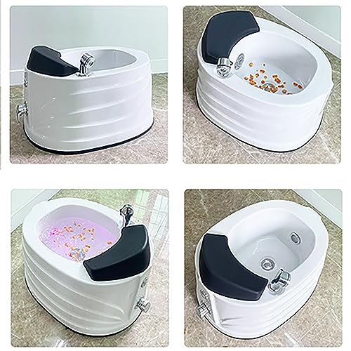 Baño de pies acrílico con masaje y drenaje automático miniatura 7