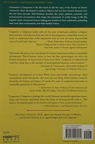 Campesino a Campesino: Voices from Latin America's Farmer to Farmer Movement for Sustainable Agricu