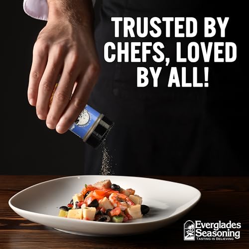 Everglades Fish & Chicken Seasoning For Shrimp, Fish, Crab, Lobster & Poultry Use in Batter, Boils, or Sprinkle for Broiling & Grilling Made in the USA 6oz (Two Pack)
